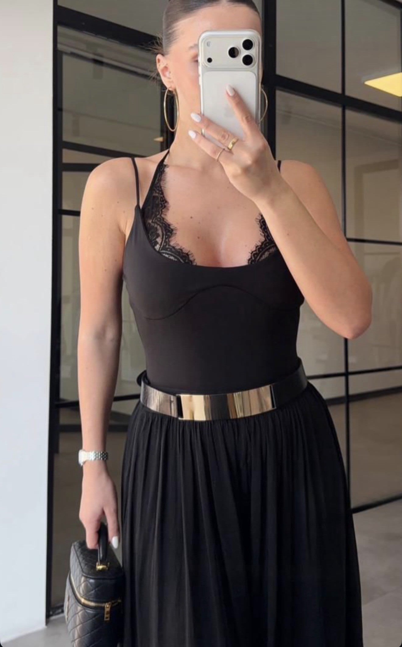 Black body with lace