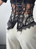 Black corset top