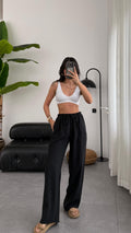 Linen Black pant
