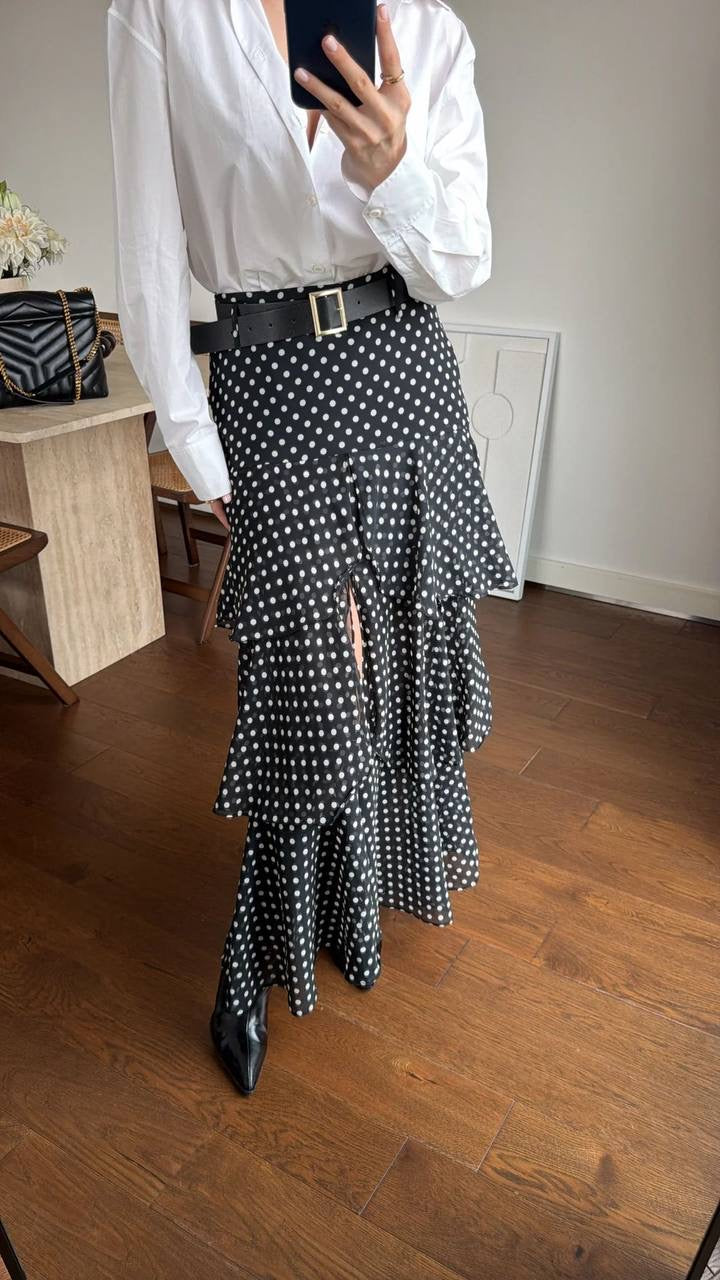 Polk dot skirt